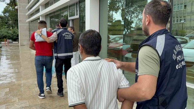 Samsun'da göçmen kaçakçılığı operasyonunda 2 zanlı tutuklandı, 13 Afgan yakalandı