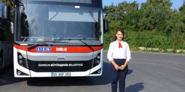 Samsun'da kadın otobüs şoförü sayısı 19'a yükseldi, 10 kadın sürücü göreve başladı