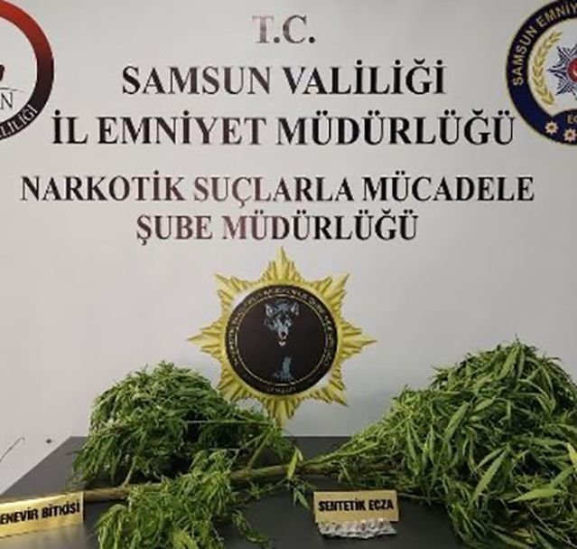 Samsun'da polisin uyuşturucu operasyonunda 5 şüpheli yakalandı