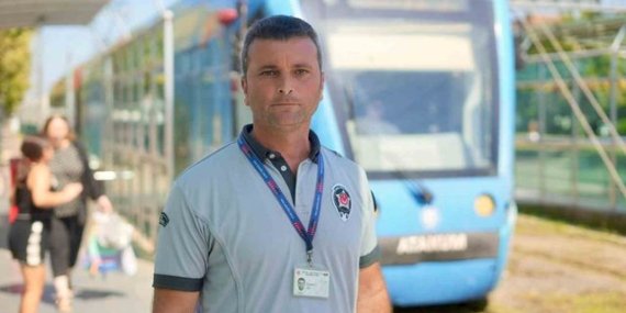 Samsun'da tramvayın önüne koşan 5 yaşındaki kızı son anda kurtaran güvenlik görevlisi anlattı