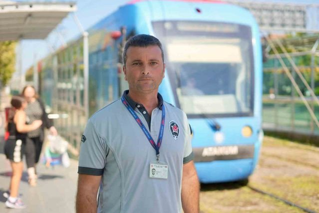 Samsun'da tramvayın önüne koşan 5 yaşındaki kızı son anda kurtaran güvenlik görevlisi anlattı