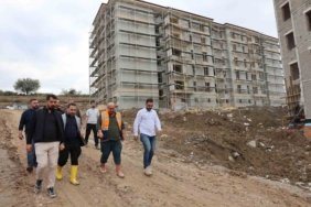 Vezirköprü'de TOKİ'nin 298 konutluk projesinde çalışmalar sürüyor