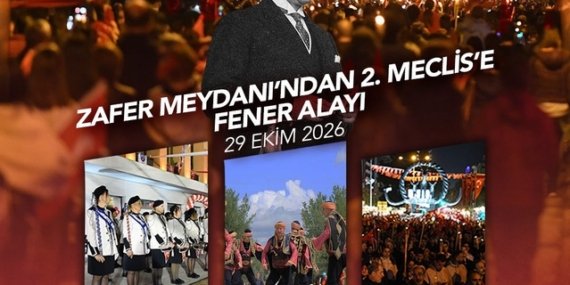 ABB'nin 29 Ekim fener alayı Zafer Meydanı'ndan 2'nci Meclis'e yürüyecek