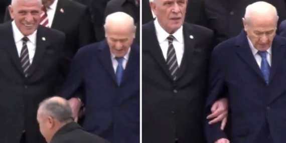 Bahçeli ve Dervişoğlu'nun Anıtkabir'de kol kola yürümesi İYİ Partili Usta'yı kızdırdı