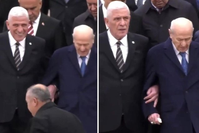 Bahçeli ve Dervişoğlu'nun Anıtkabir'de kol kola yürümesi İYİ Partili Usta'yı kızdırdı