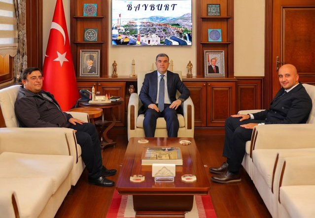 Bayburt DKMP'nin yeni müdürü Halil Karaca göreve başladı, Vali Eldivan'ı ziyaret etti