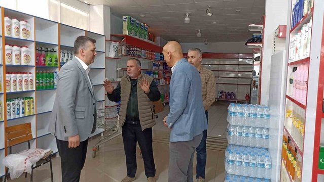 Kaymakam Serin, Havza'da selzede esnafı ziyaret etti, destek ödemeleri sürüyor