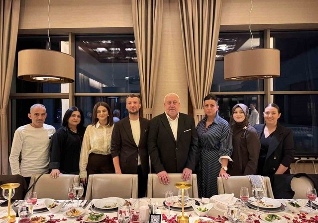 Kazım Yılmaz, seçim sonrası Çarşamba Ticaret Borsası personeliyle vedalaştı