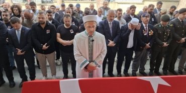 Kıbrıs gazisi Hikmet Deniz, Bafra'da son yolculuğuna uğurlandı