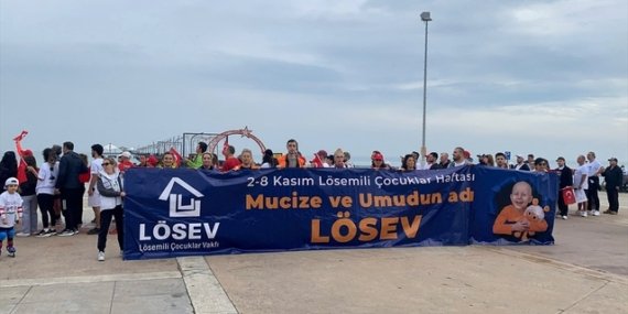 LÖSEV Samsun İrtibat Ofisi, Çobanlı İskelesi'nde 29 metrelik Türk bayrağı açtı