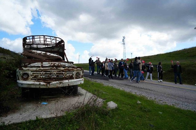 Öğrenciler Kurtuluş Yolu'nda Atatürk'ün izini akademisyenlerle takip etti