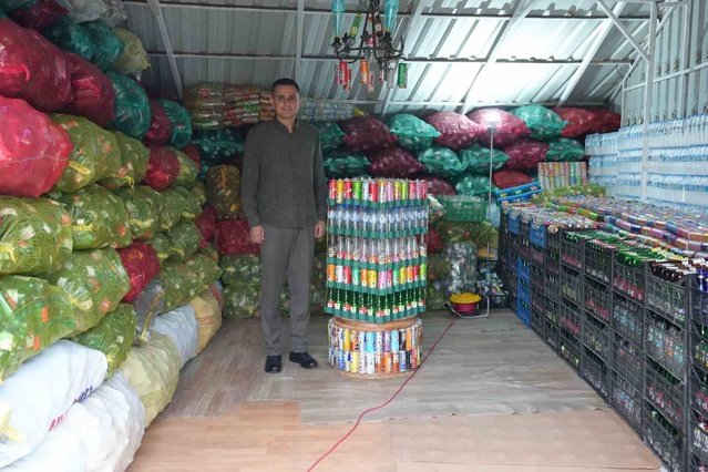 Samsun Alaçam'da Turgay Baş, 100 bin ambalajla kampanyada birinci oldu