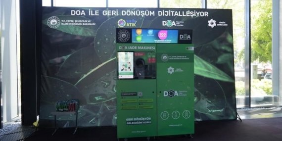 Samsun Alaçam'dan Turgay Baş, DOA'da 100 bin ambalaj hedefine ilk ulaşan oldu.