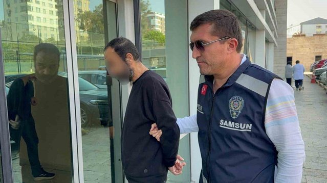 Samsun Atakum'da eşini balta ile tehdit edip darbettiği iddia edilen koca tutuklandı