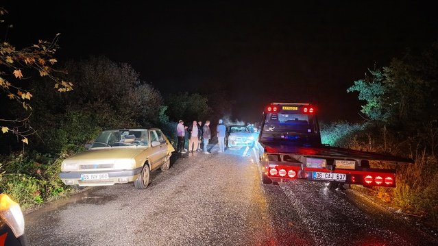 Samsun Bafra'da iki otomobilin çarpıştığı kazada 3 kişi yaralandı
