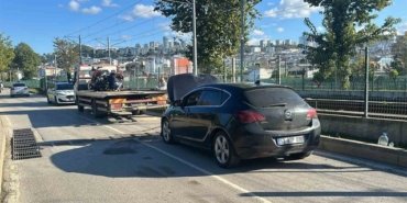 Samsun Canik'te otomobil ile motosiklet çarpıştı, 2 kişi yaralandı
