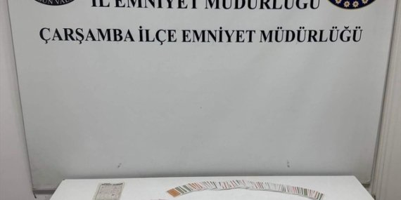 Samsun Çarşamba'da kumar operasyonunda 6 kişiye 69 bin 624 lira ceza kesildi