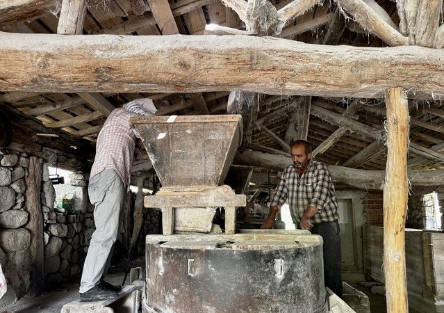Samsun Havza'da 300 yıllık su değirmeni altıncı kuşakla dönmeye devam ediyor