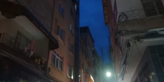 Samsun Salıpazarı'nda bacada çıkan yangın itfaiye ekiplerince kısa sürede söndürüldü