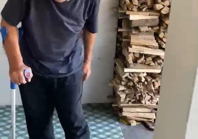 Samsun Terme'de yüzde 71 engelli 76 yaşındaki adam, 2 aydır huzurevi bekliyor