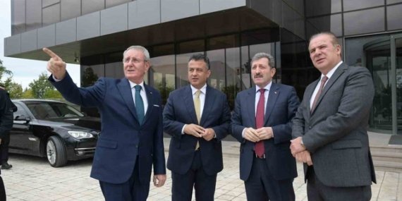 Samsun Valisi Tavlı ve Başkan Doğan, Samsun TSO başkanlarına başarı diledi