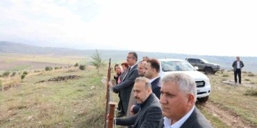 Samsun Vezirköprü'de 7 bin büyükbaş kapasiteli Besi OTB için saha incelemesi yapıldı