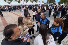 Samsun polisi OMÜ'ye kayıtlı 3 bin 250 öğrenciyi güvenlik konusunda bilgilendirdi