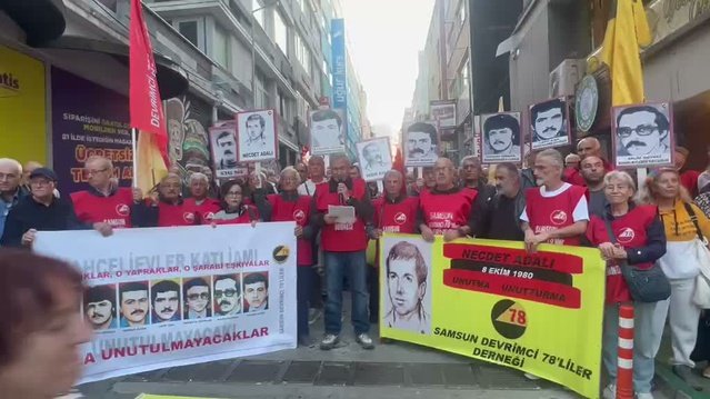 Samsun'da Necdet Adalı idamının 46. yılında anıldı, direniş destanı yazdığı belirtildi