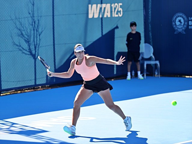 Samsun'da WTA 125'te eleme maçları sona erdi, 25 ülkeden tenisçi yer aldı