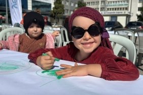 Samsun'da çocuklar Gazze'deki yaşıtları için resim çizerek seslerini duyurdu