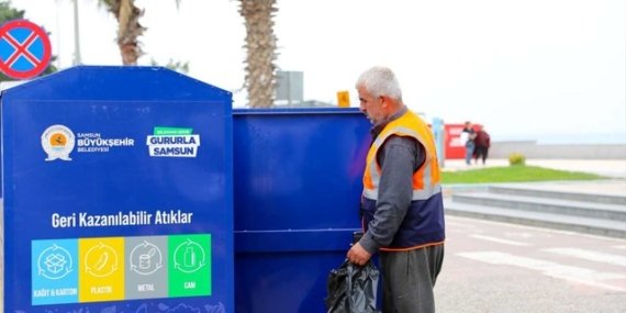 Samsun'da sıfır atık projesi 3 ayda 280 ton atığı geri dönüşüme kazandırdı