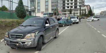 Samsun’da zincirleme kaza: 2 yaralı