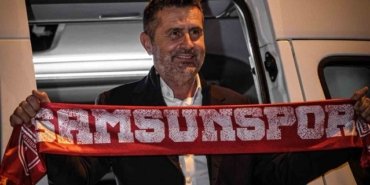 Samsunspor'un yeni hocası Nenad Bjelica, gece uçakla Samsun'a geldi