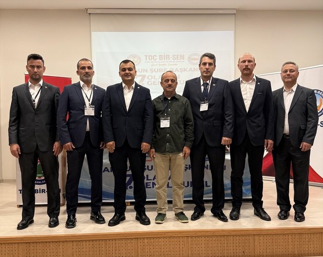 TOÇ BİR-SEN Samsun Şubesinde Dr. Ahmet Geçer yeniden başkan seçildi