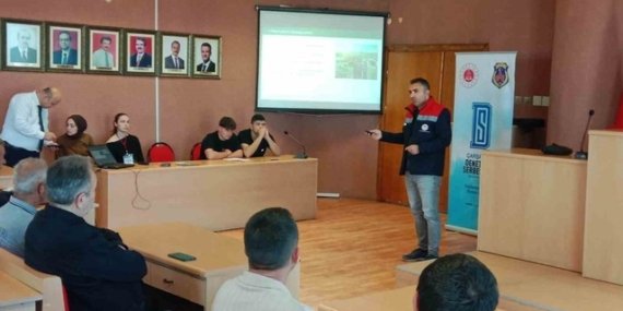 Tarım ve Orman personeli Çarşamba'da hükümlülere tarım ve hayvancılığı anlattı