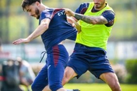 Trabzonspor, Samsunspor mesaisini tamamlayıp 23 kişilik kadroyla Samsun'a gitti