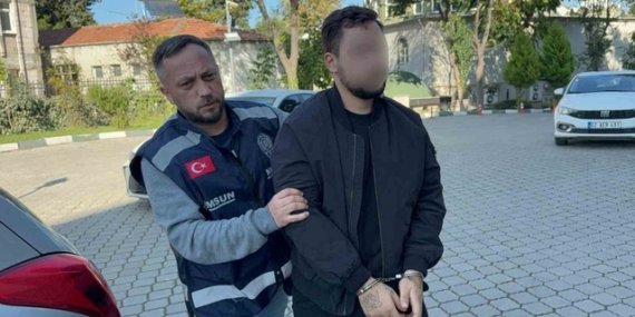 Üzerinde 199 ecstasy hap bulunan şüpheli Samsun'da adliyeye sevk edildi