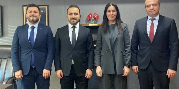 Vezirköprü heyeti Ankara'da milletvekilleriyle kara yolu ve güreş alanını görüştü