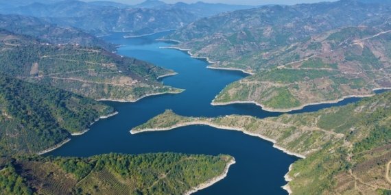 Yeşilırmak, Samsun, Ordu ve Tokat illeri arasında güzel görüntüler oluşturdu