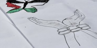 Yetim Vakfı'nın 81 ilde düzenlediği etkinlikte Filistinli çocuklar için resim çizildi